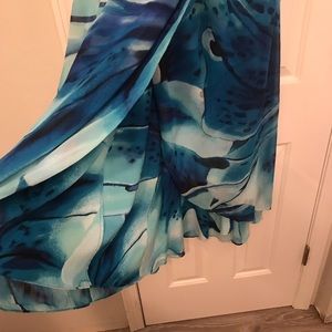 White House Black Market - Hi Lo strap maxi dress